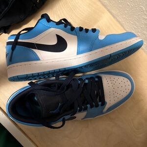 Nike Sky Blue and Navy Athletic Shoes